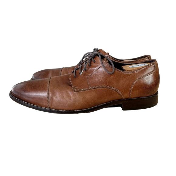 Cole Haan Shoes Mens 13 M Brown Benton Oxford Cap Toe Dressy Casual Lace Up - Picture 5 of 13